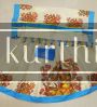 Vishu Special kani konna printed Semi stitched Tissue Dhavani Set