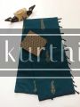 Block Printed Saree | Floral Design | Running Pallu | contrast blouse